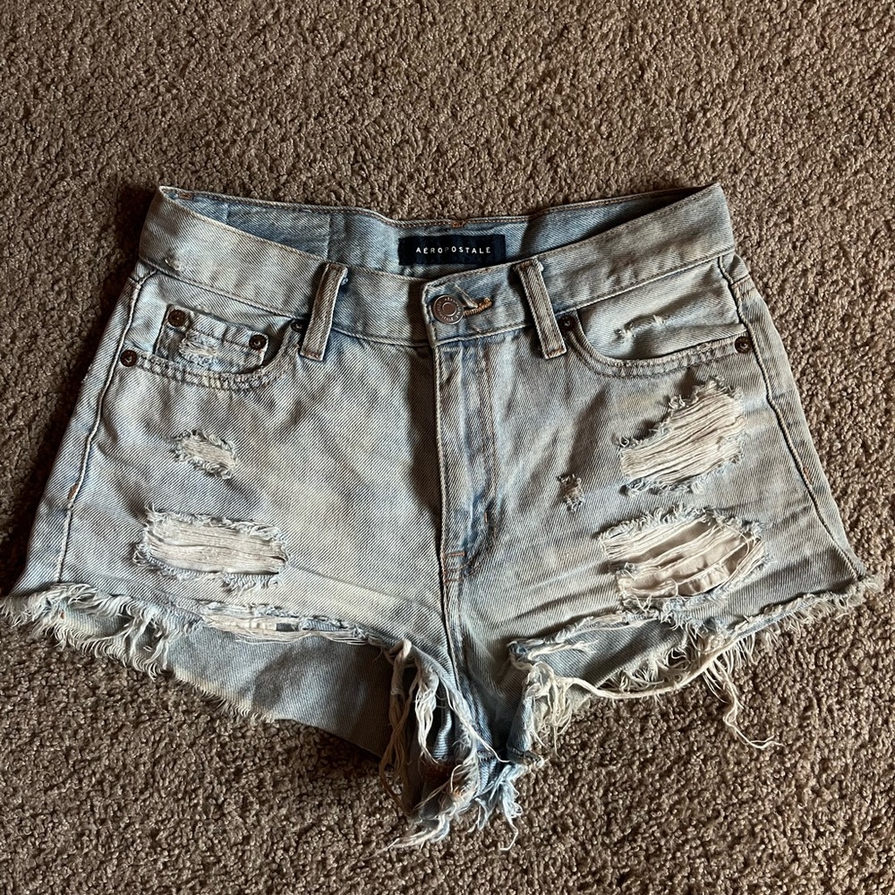 Aeropostale Women's Jean Shorts Size 00 ( Fits XS or S)